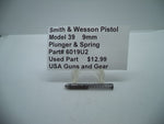 6019U2 Smith & Wesson Pistol Model 39 Plunger & Spring Used Part 9MM