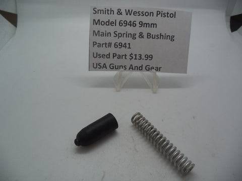 6941 Smith & Wesson Model 6946  9mm  Main Spring & Bushing Used Parts