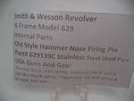629139C Smith & Wesson Revolver N Frame Model 629 Internal Parts
