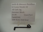 2581 Smith & Wesson N Frame Model 25 Used Hammer Block .45 Colt ctg.