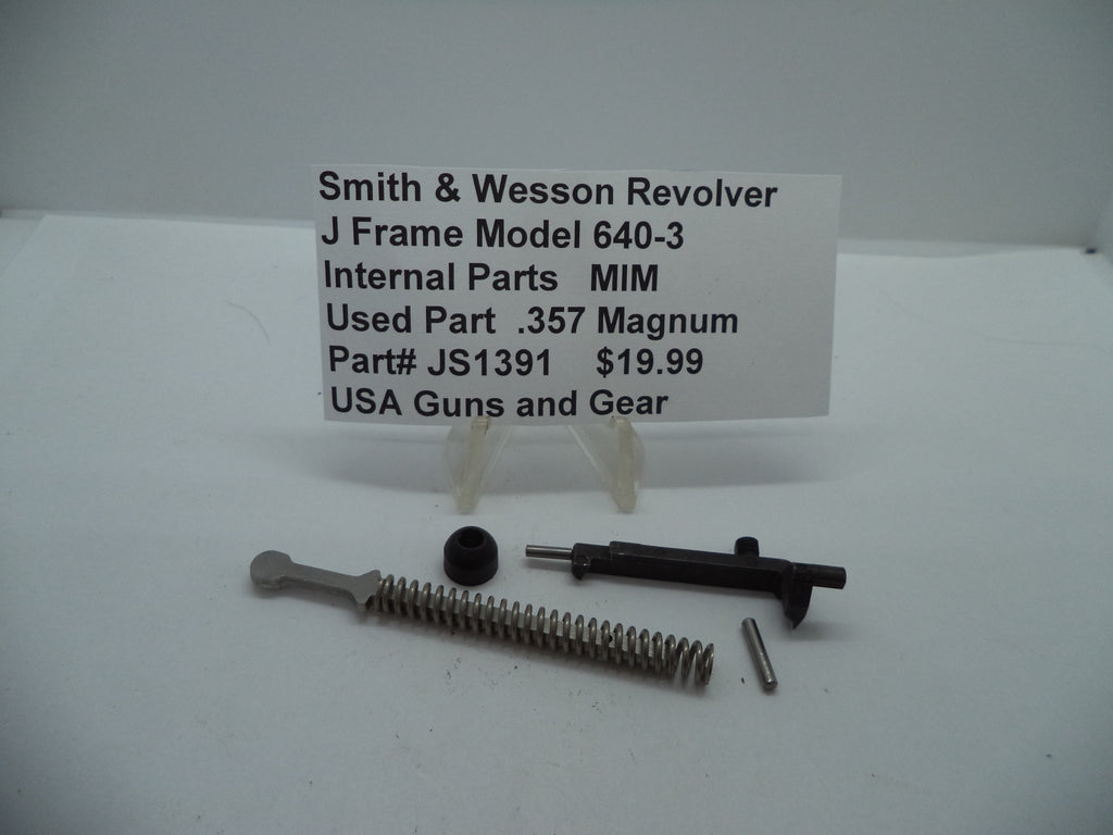 JS1391 Smith & Wesson J Frame Model 640-3 Used Internal Parts .38 Special