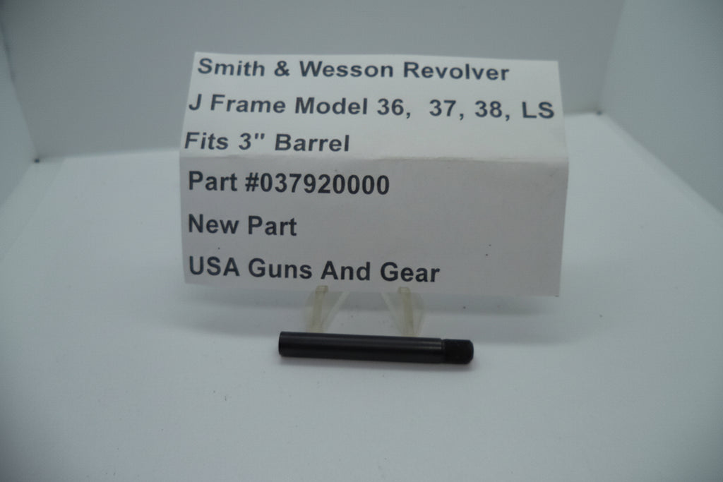 Smith & Wesson J Frame Extractor Rod 3" Blue Steel Models 36/37/38 Factory New 037920000