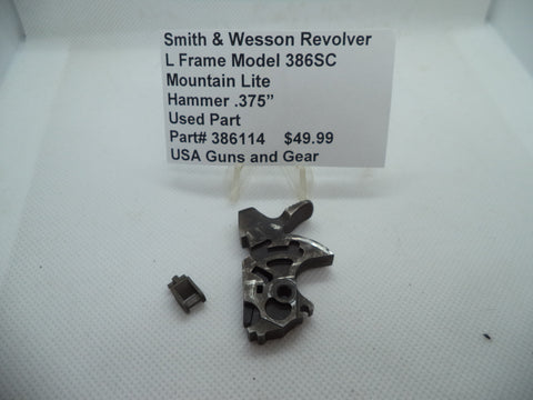 386114 Smith & Wesson Revolver L Frame Model 386SC .375" Hammer .357 Mag