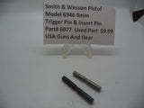 6977 Smith & Wesson Model 6946  9mm  Trigger Pin & Insert Pin Used Parts