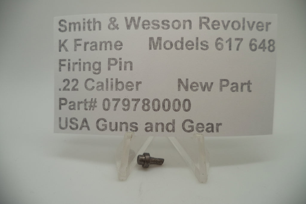 Smith & Wesson K Frame Models 617/648 Firing Pin .22 Caliber - Factory Part 079780000