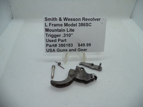386183 Smith & Wesson Revolver L Frame Model 386SC .310" Trigger .357 Mag