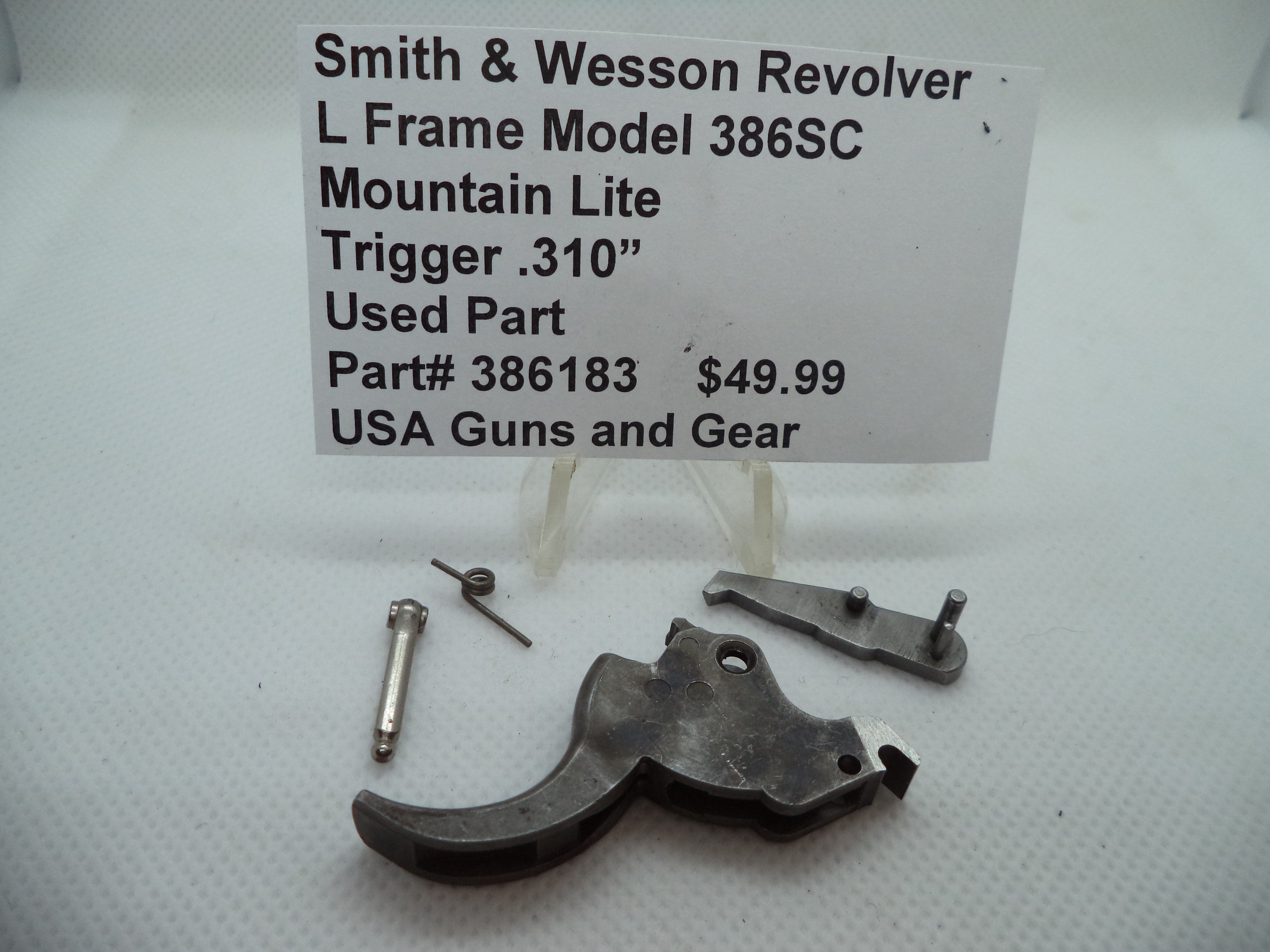 386183 Smith & Wesson Revolver L Frame Model 386SC .310" Trigger .357 Mag