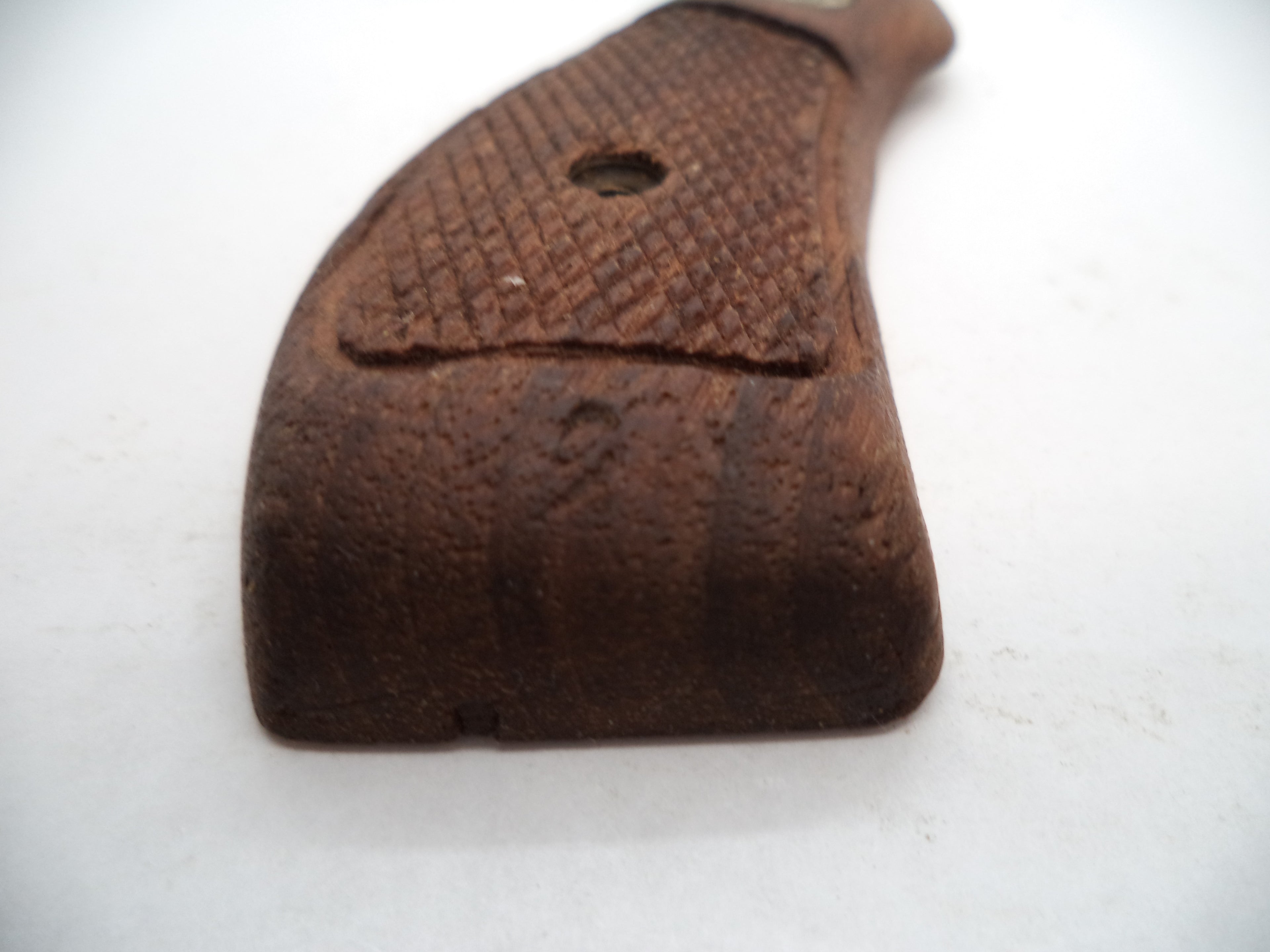 KL22 S&W K & L Frame Round Butt Vintage Wood Pistol Grip Right Side Used Part