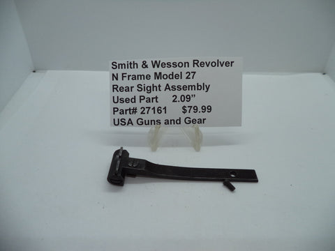 27161 Smith & Wesson N Frame Model 27 Used Rear Adjustable Sight Old Style