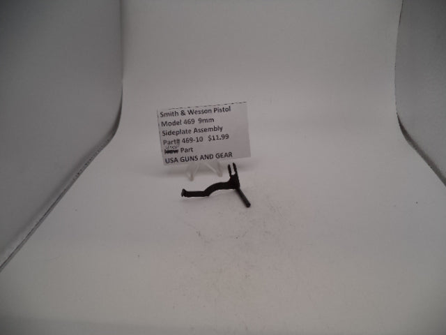 469-10 Smith & Wesson Pistol Model 469  9mm Sideplate Assembly  Used Part