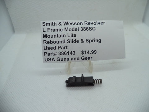 386143 Smith & Wesson L Frame Model 386SC Rebound Slide & Spring .357 Magnum