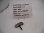 469-16 Smith & Wesson Pistol Model 469  9mm Lever & Pin Used Part