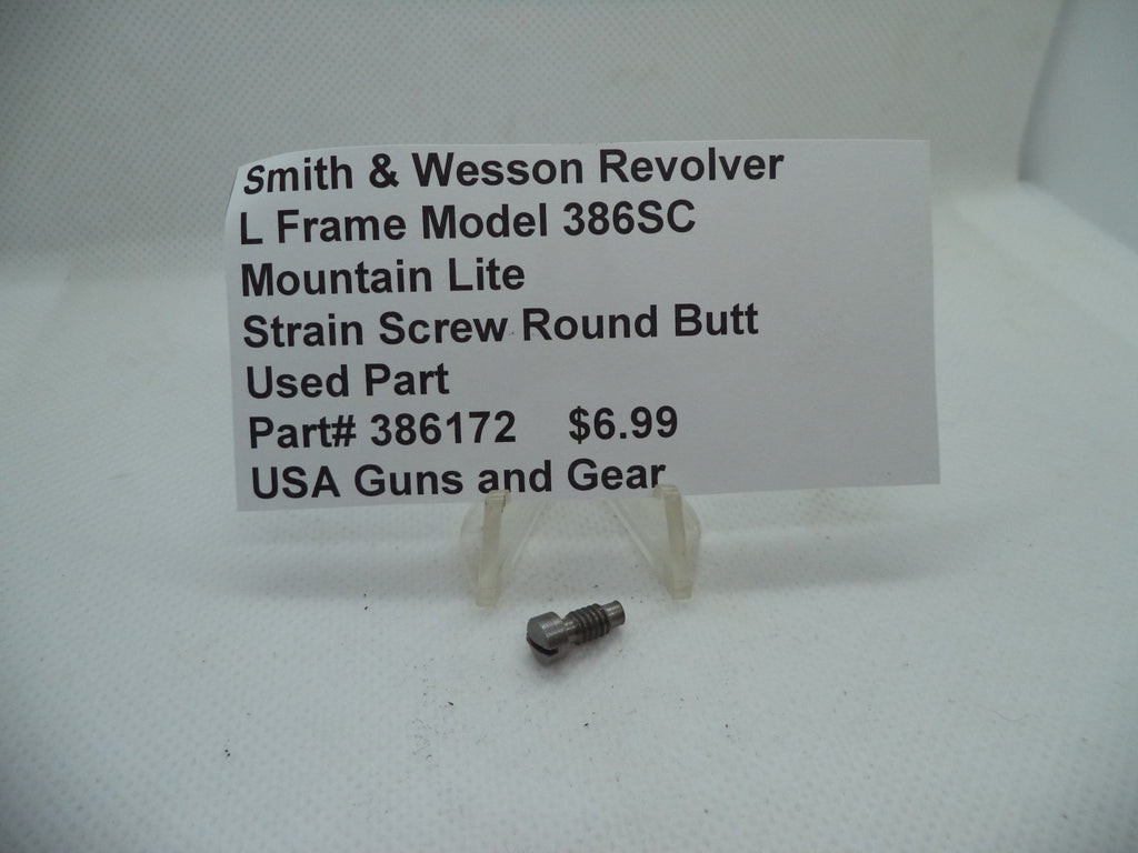 386172 Smith & Wesson L Frame Model 386SC Strain Screw Round Butt .357 Magnum