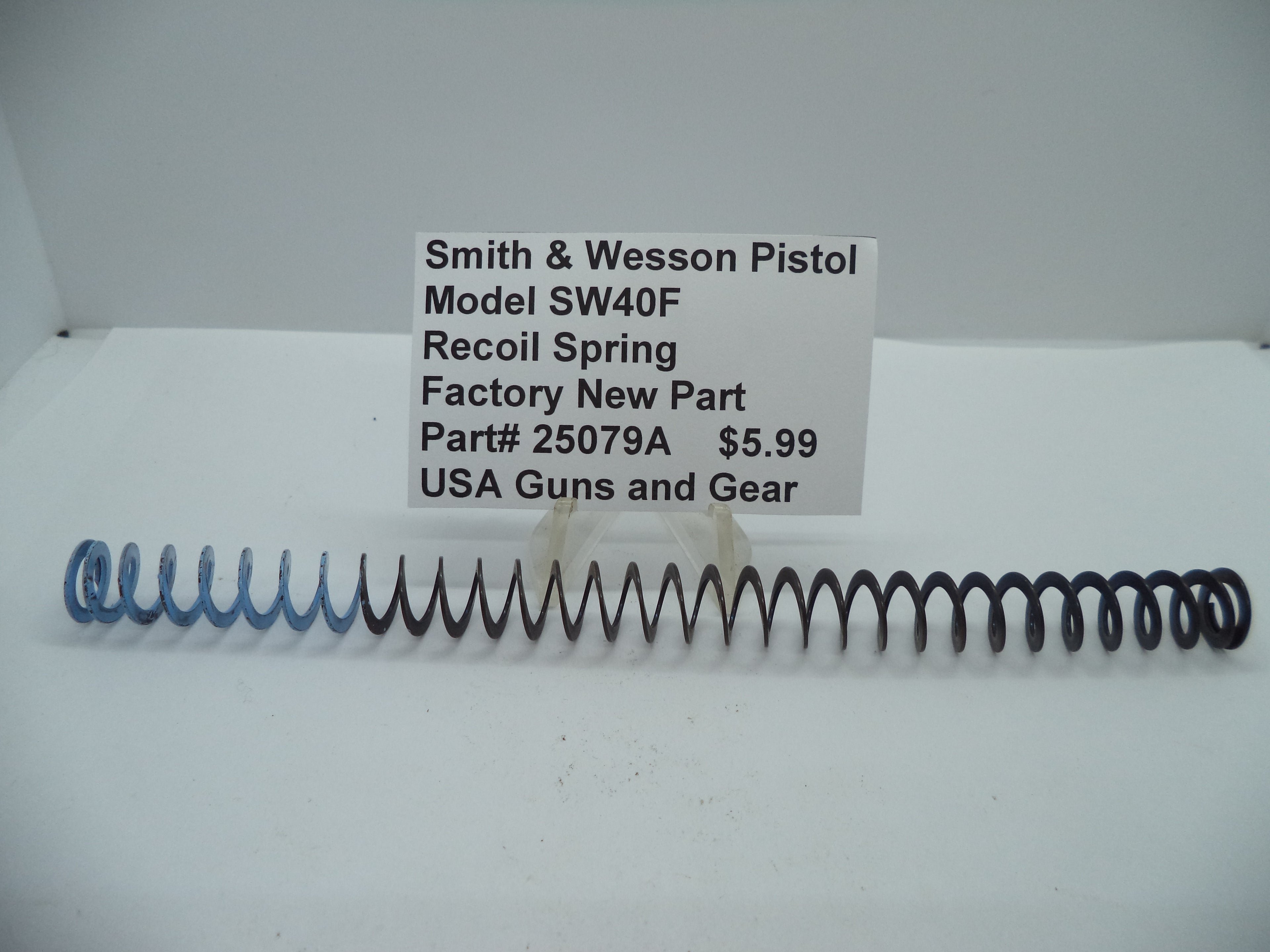 Smith & Wesson Sigma SW40F Recoil Spring .40 S&W Factory New - 25079A