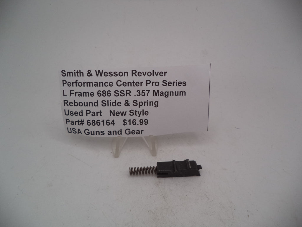 686164 Smith & Wesson Revolver L Frame Model 686 SSR Pro .357 Mag. Rebound Slide & Spring
