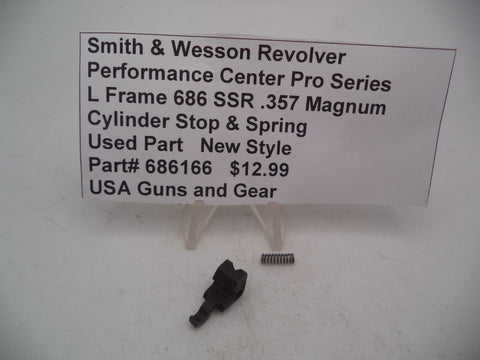686166 Smith & Wesson L Frame Model 686 SSR Pro Cylinder Stop & Spring