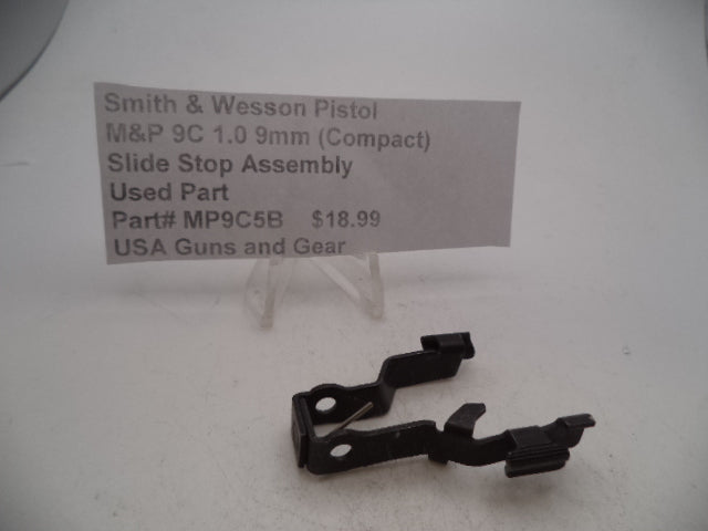 MP9C5B Smith & Wesson Pistol M&P 9C 1.0  Slide Stop Assembly  9mm Used Part