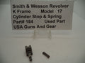 Smith & Wesson K Frame Cylinder Stop & Spring - Model 17 - Used - .22 LR 184
