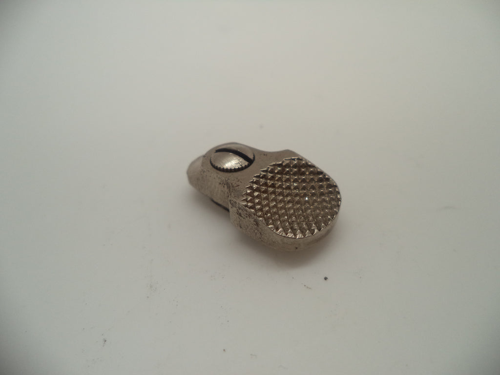 Smith & Wesson K Frame Model 19 .357 Magnum Nickel Thumb Piece & Nut - Part #19179D