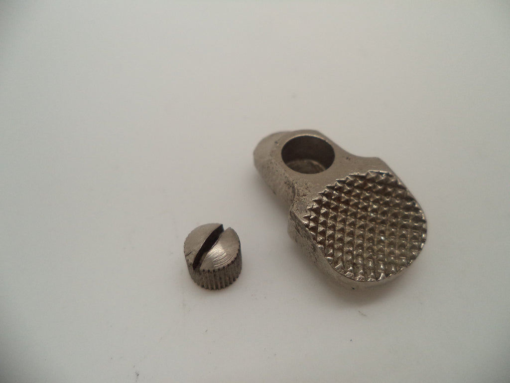 Smith & Wesson K Frame Model 19 .357 Magnum Nickel Thumb Piece & Nut - Part #19179D