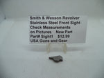 Sight1 Smith & Wesson Revolver Front Sight Part New Stainless Steel