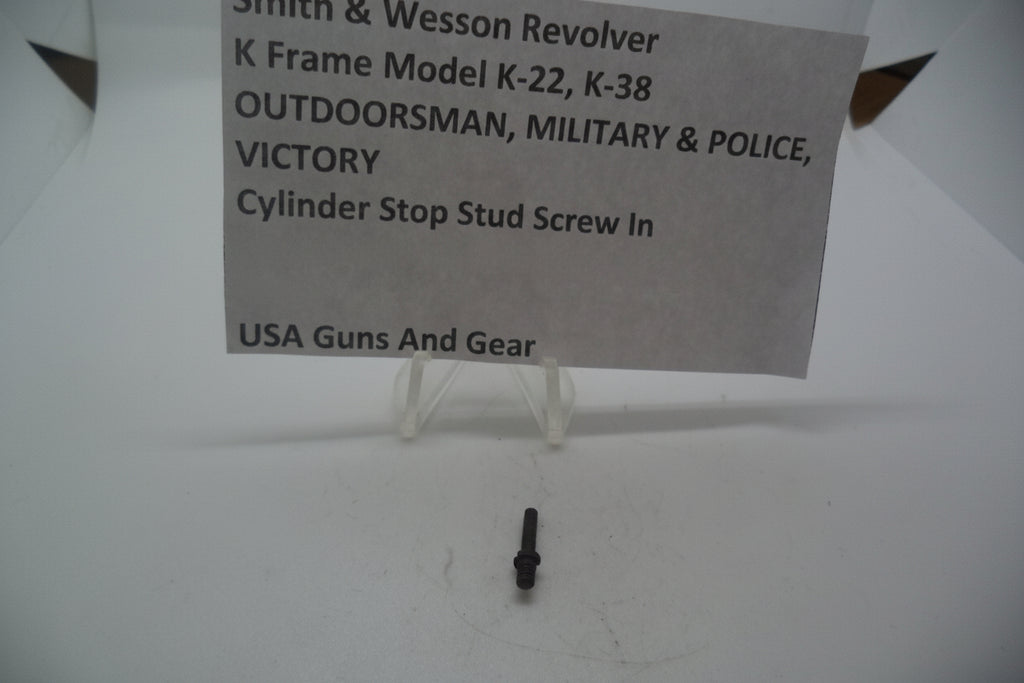 Smith & Wesson K Frame Model K22, K38 Cylinder Stop Stud Screw V108