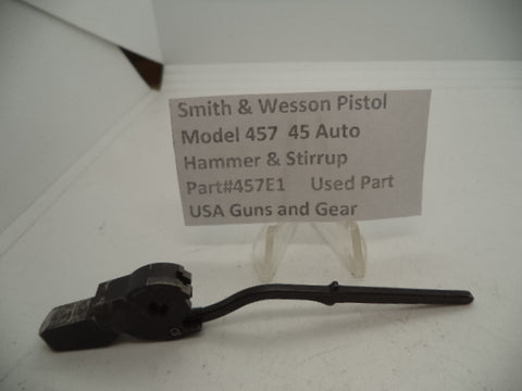 457E1 Smith & Wesson Pistol Model 457 Hammer & Stirrup 45 Auto Used Part