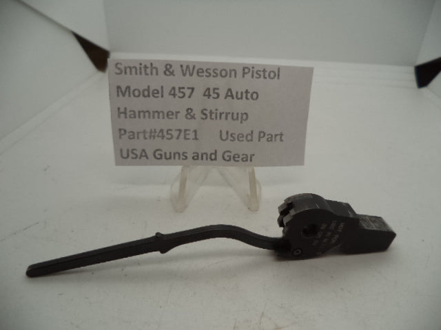 457E1 Smith & Wesson Pistol Model 457 Hammer & Stirrup 45 Auto Used Part