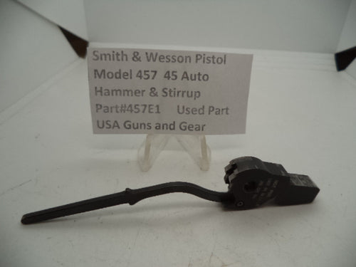 457E1 Smith & Wesson Pistol Model 457 Hammer & Stirrup 45 Auto Used Part