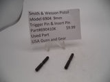 690410K Smith & Wesson Pistol Model 6904 9mm Trigger Pin & Insert Pin Used