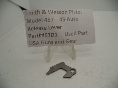 457D1 Smith & Wesson Pistol Model 457 Release Lever  45 Auto Used Part