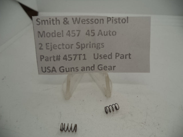 457T1 Smith & Wesson Pistol Model 457  Ejector Springs (2) Used Part 45 Auto