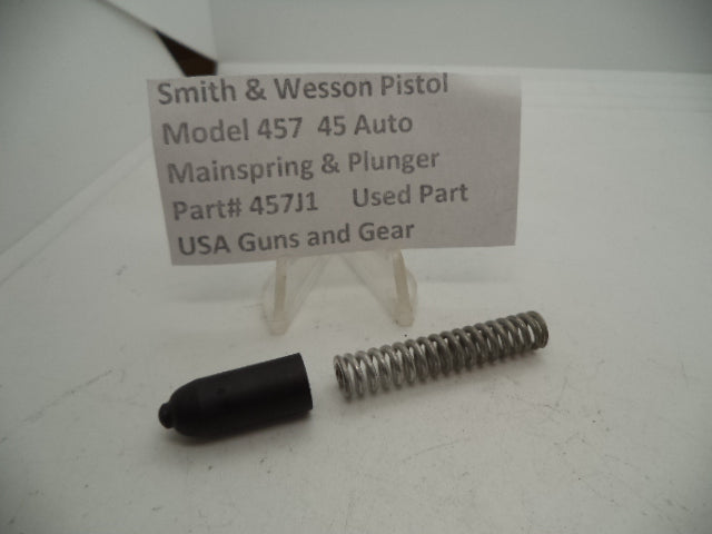 457J1 Smith & Wesson Pistol Model 457 Mainspring & Plunger Used Part 45 Auto