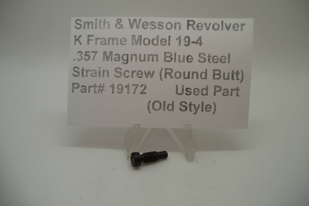 Smith & Wesson K Frame Model 19-4 Strain Screw for .357 Magnum revolver.
