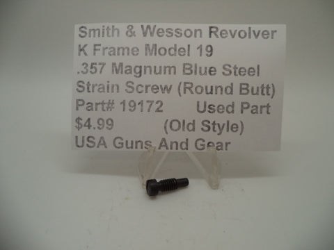 19172 Smith & Wesson K Frame Model 19 Used Strain Screw .357 Magnum