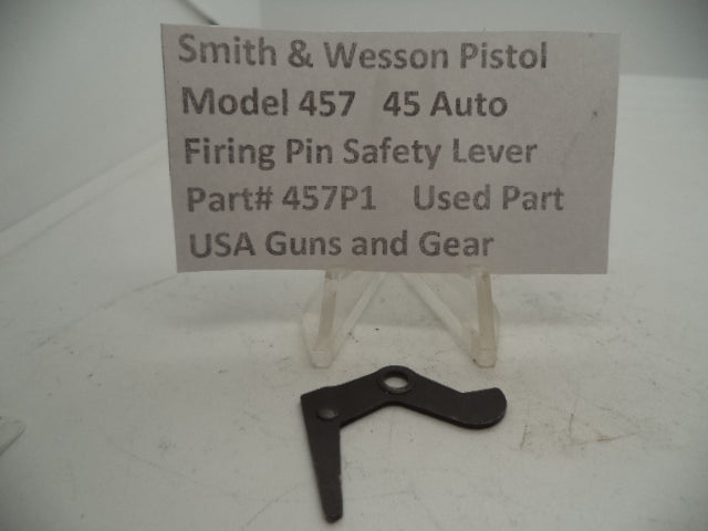 457P1 Smith & Wesson Pistol Model 457 Firing Pin Safety Lever Used Part 45 Auto