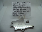 624159 Smith & Wesson N Frame Model 624 Side Plate & Screws SS .44 Special