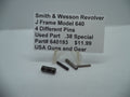 640193 Smith & Wesson J Frame Model 640 Used Pins (4) .38 Special