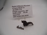 J3309 Smith and Wesson J Frame Model 33 .38 S&W CTG Trigger Assembly Used
