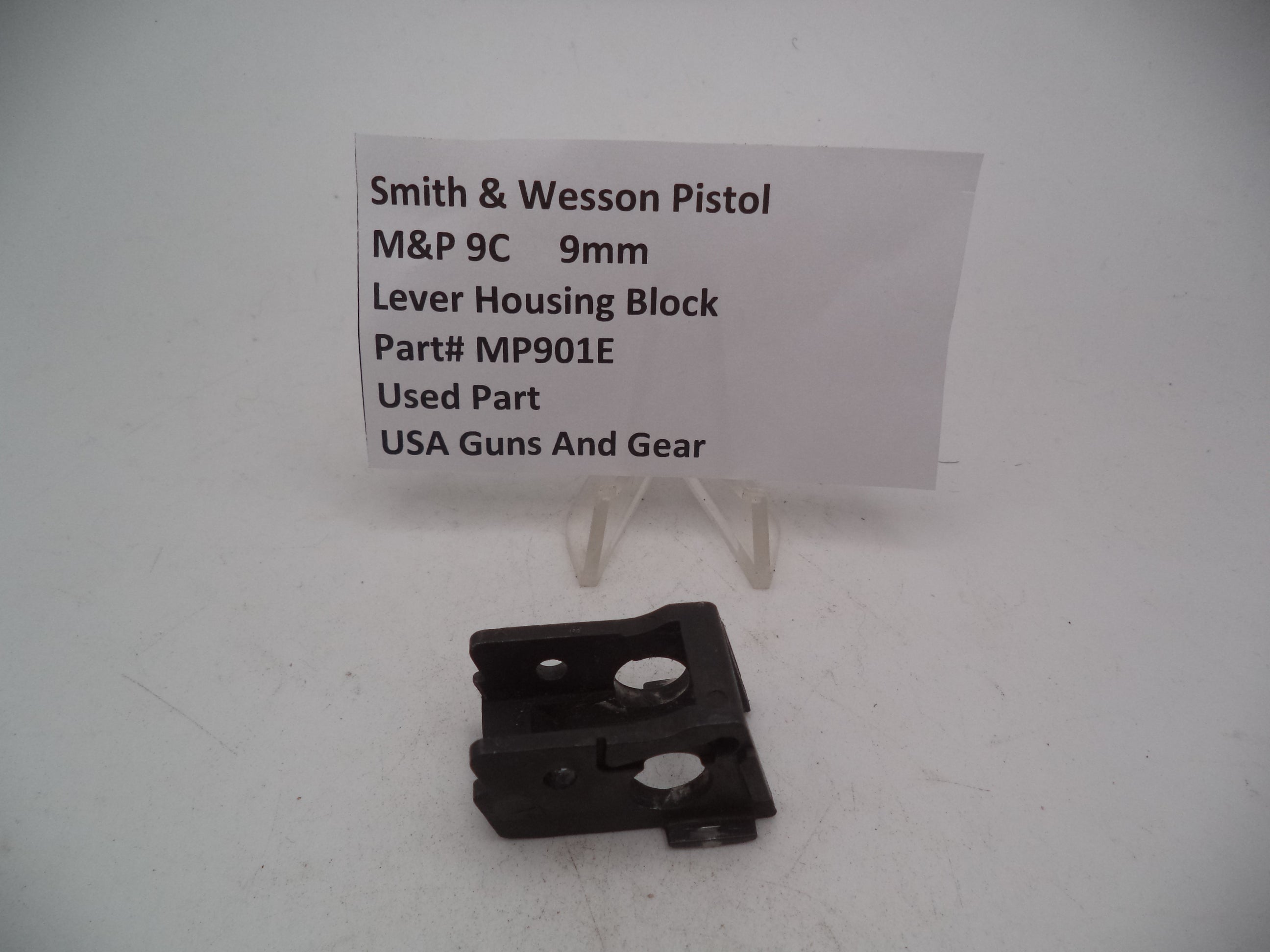 MP901E Smith & Wesson Pistol M&P 9  Lever Housing Block 9mm  Used Part
