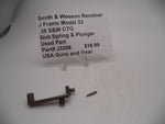 J3308 Smith and Wesson J Frame Model 33  .38 S&W  CTG Bolt Spring & Plunger Used