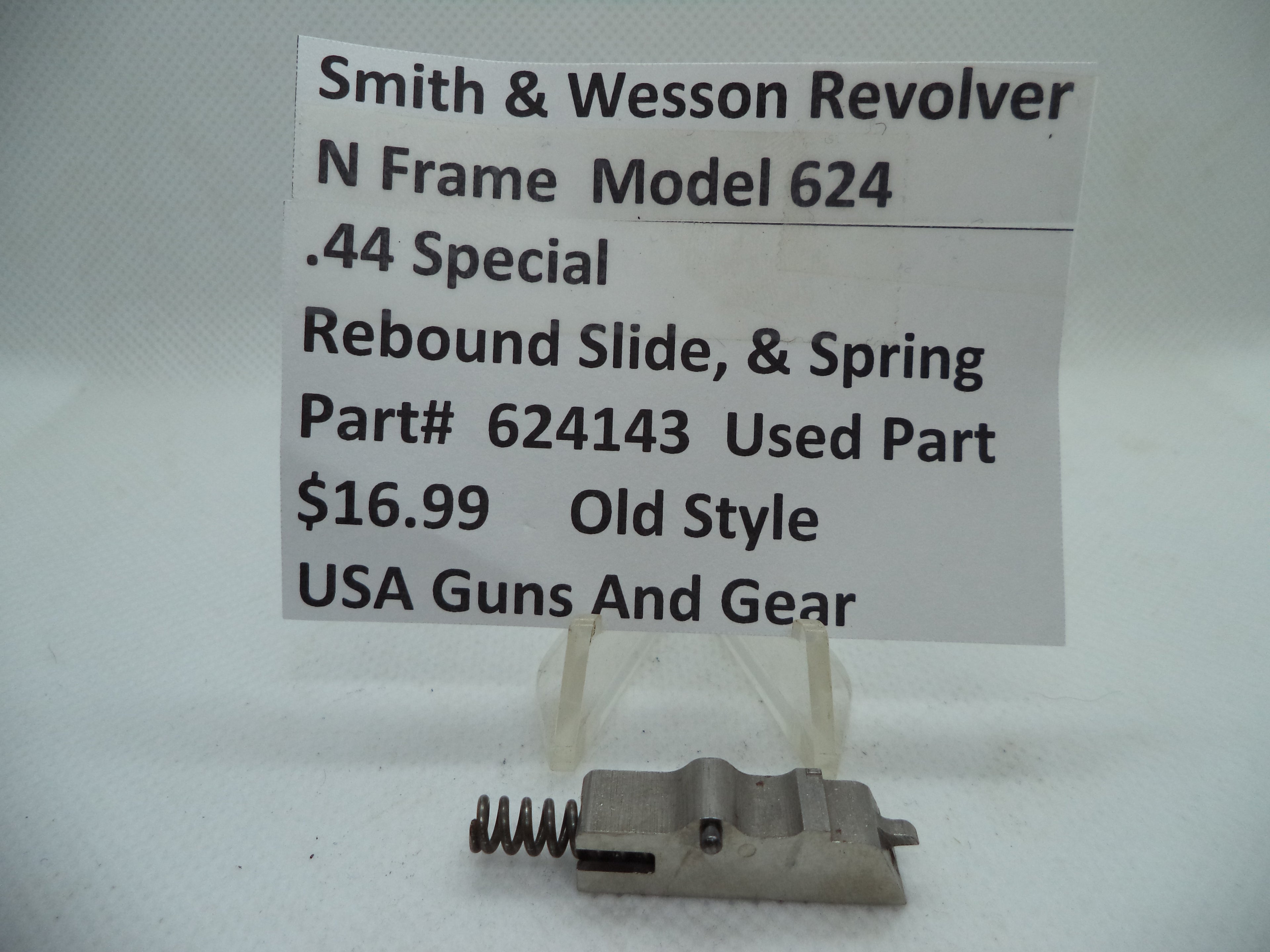 624143 Smith & Wesson N Frame Model 624 Rebound Slide & Spring .44 Special