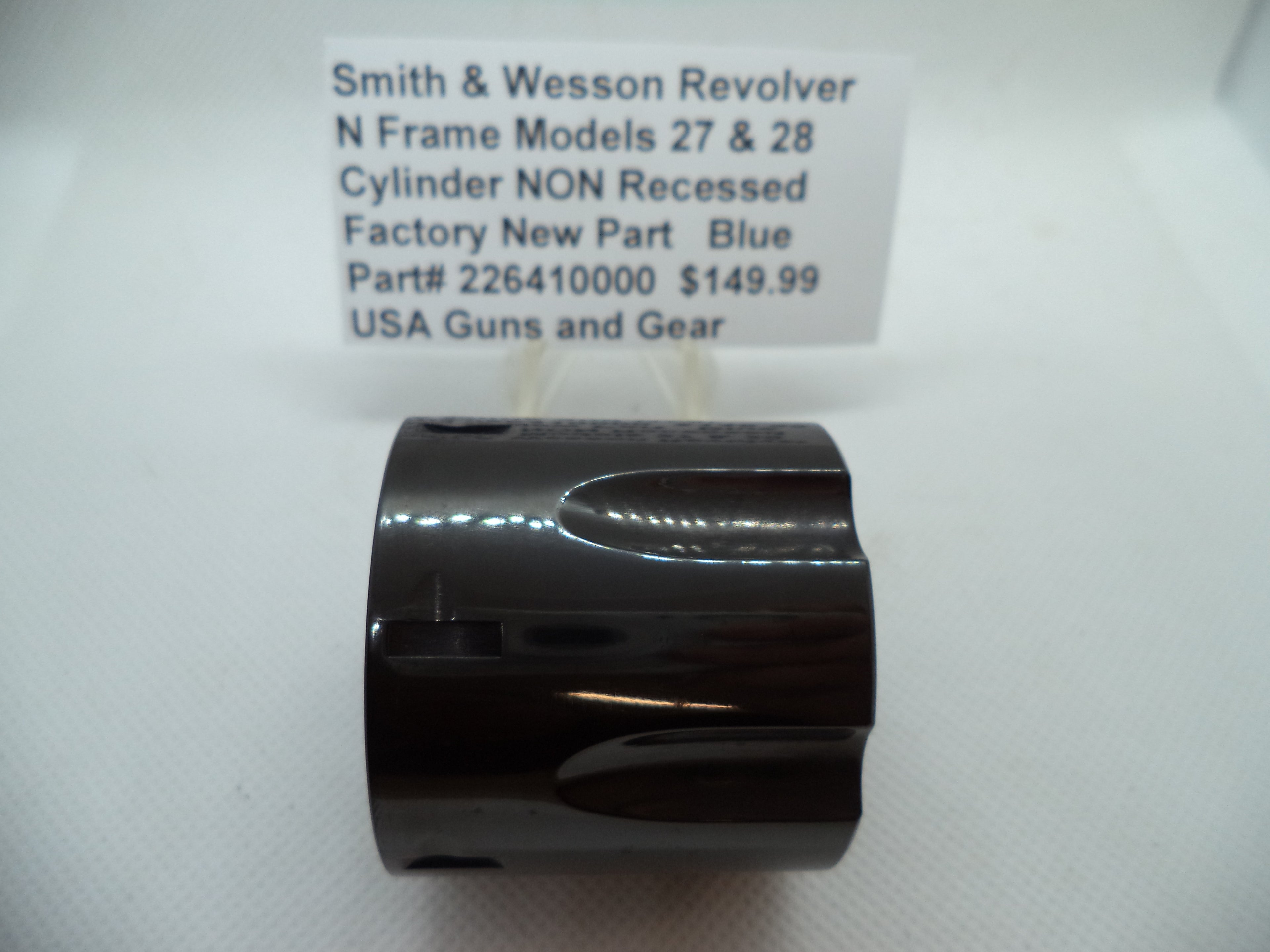 226410000 Smith & Wesson N Frame Revolver Cylinder Model 27, 28 Blue