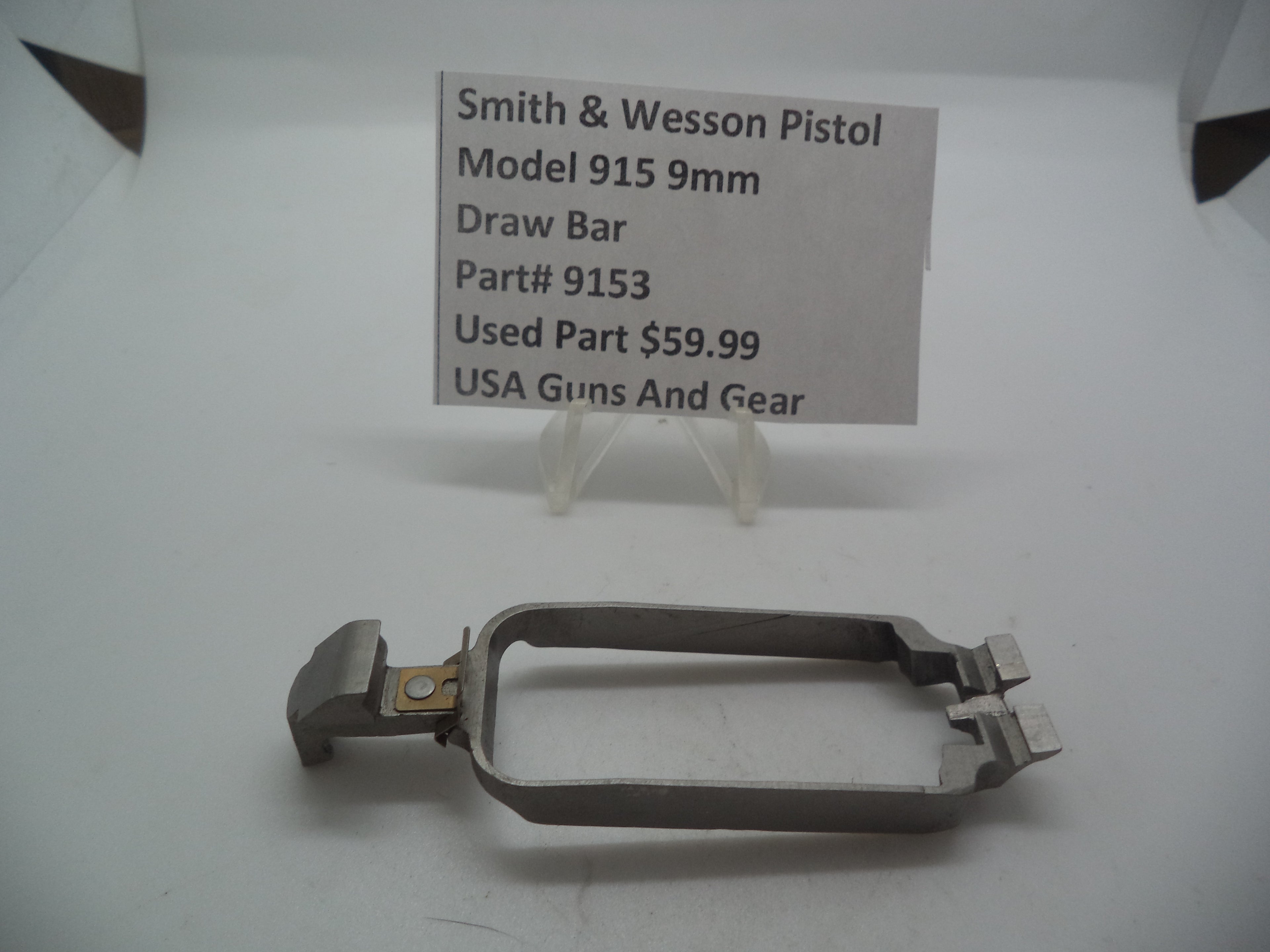 9153 Smith & Wesson Model 915  9mm  Draw Bar Used Parts