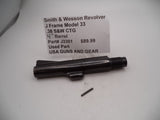 J3301 Smith and Wesson J Frame Model 33  .38 S&W  CTG 4" Barrel Used