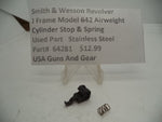 64281  Smith & Wesson J Frame Model 642 Airweight Cylinder Stop & Spring  .38 Special