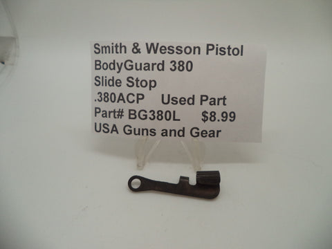 BG380L Smith & Wesson Bodyguard 380 Slide Stop Used .380ACP