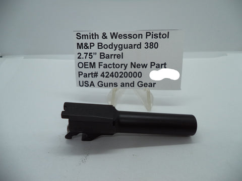 424020000 Smith & Wesson M&P Bodyguard 380 Barrel 2.75" Factory New Part