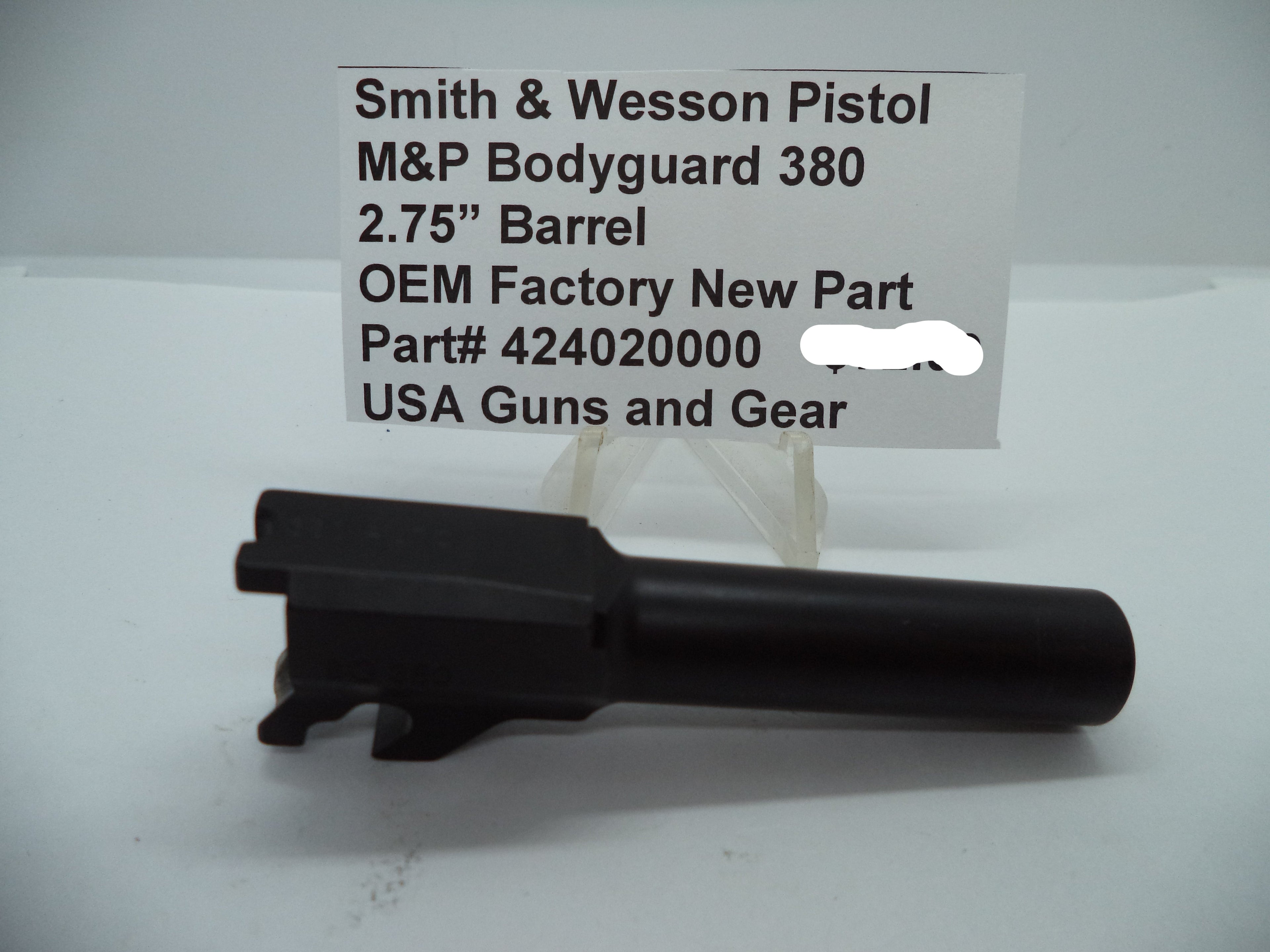 Smith & Wesson M&P Bodyguard 380 Barrel 2.75" .380 ACP 424020000