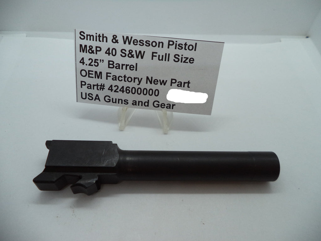 Smith & Wesson M&P 40 Barrel - .40 S&W - 4.25" Full Size - Factory OEM Part 424600000